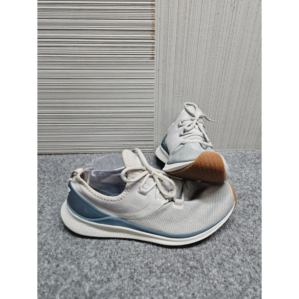 New Balance Fresh Foam Lazr V1 Men Athletic Shoe 9D Gray Knit‎ Lace Up Sneaker